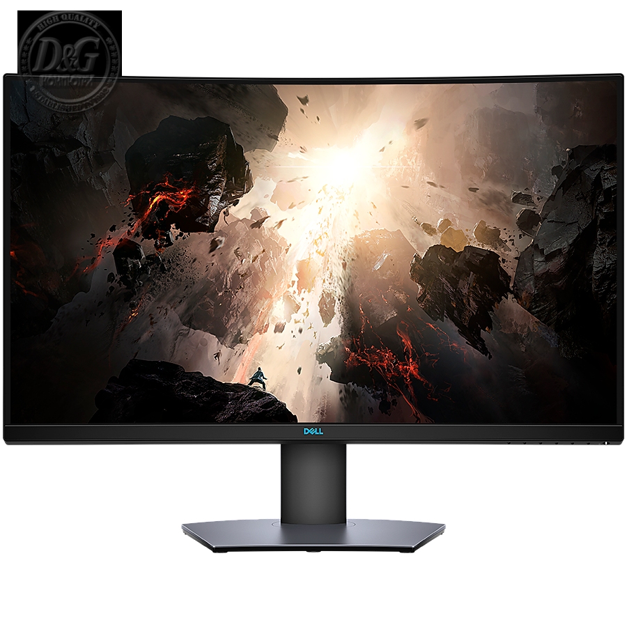 Dell Gaming Curved Monitor S3220DGF, VA / W-LED Panel, 32" 16:9; Curve radius: 1800mm, 2560x1440 @ 165Hz, FreeSync 2 HDR: 48-165Hz, 10-bit (8-bit+FRC), 4ms, 350 nits SDR; 450 nits HDR, 3000:1, 1xDP 1.4; 2xHDMI 2.0, USB 3.0 1x up, 2x down, 5Y Warr