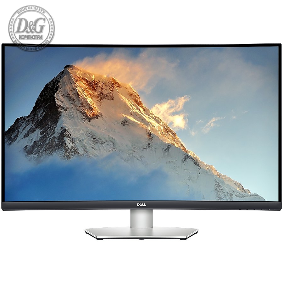 DELL Curved S3221QS, 31.5", 4K UHD 3840x2160 @ 60Hz, 16:9, VA Anti-Glare, 99% sRGB, 90% DCI-P3, 178°/178°, AMD Free Sync, Flicker-free, 3000:1, 4ms, 300 cd/m2, VESA, 2xHDMI 2.0, DP 1.2, 2xUSB, Audio Line-Out, Height Adjustable, Speakers 2x3W, 3Y