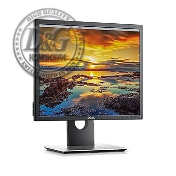 Monitor LED DELL Professional P1917S 19", 1280x1024, 5:4, IPS, 1000:1, 178/178, 6ms, 250cd/m, VESA, VGA, HDMI, DisplayPort, USB HUB, Height adjustable, Pivot, Black, 3Y NBD