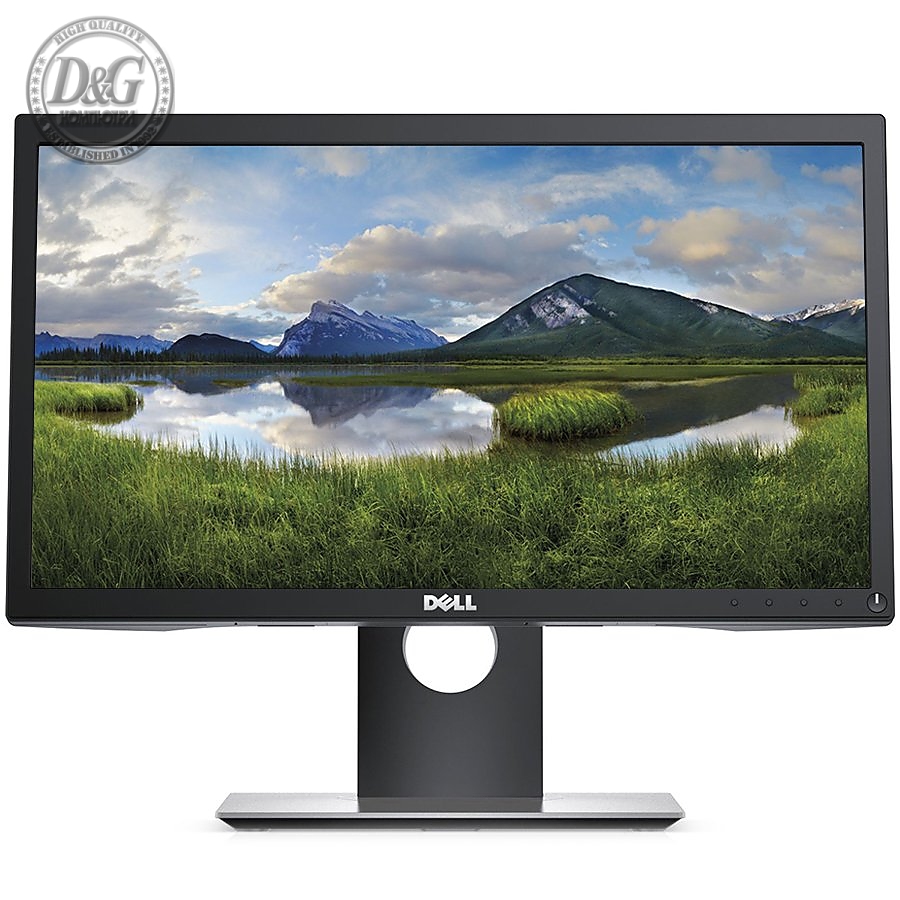 Monitor DELL Professional P2018H 19.5in, 1600x900, HD, TN Antiglare, 16:9, 1000:1, 250 cd/m2, 5ms, 160/170, DP, HDMI, VGA, USB 3.0 x3, USB 2.0 x2, Tilt, Swivel, Pivot, Height Adjust, 3Y