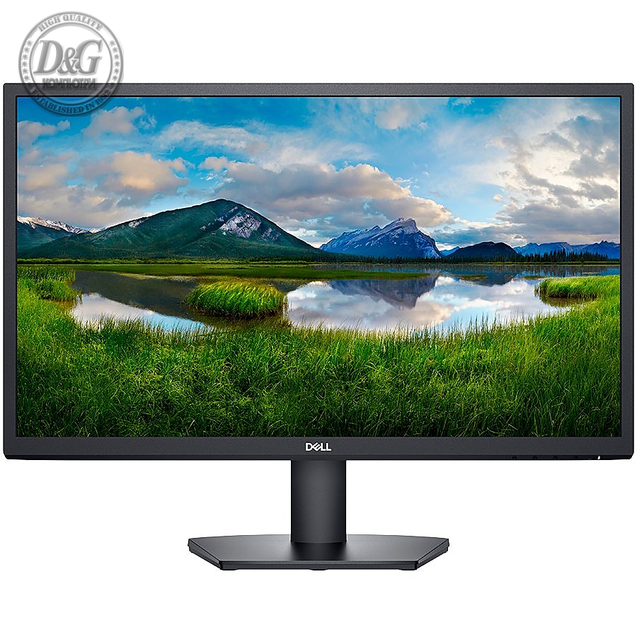 Dell Monitor LED SE2422H, 24" FHD 1920x1080 75Hz VA Antiglare 16:9, 3000:1, 250 cd/m2, AMD FreeSync, 12ms/8ms/5ms, 178Вє/178Вє, 1x HDMI, 1x VGA, Tilt adjustable, 3Y