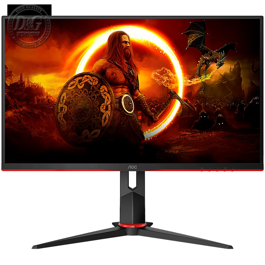 AOC 27G2U/BK FHD IPS 144 1 ms gaming frameles monitor VGA/DP1.2/HDMI1.4 : 30 -160KHz (H) VGA : 50 -146 Hz (V) DP1.2/HDMI1.4 :48-146Hz (V) USB 3.0 x 4 , speakers HAS