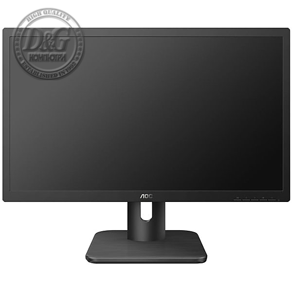 AOC Monitor LED 22E1D (21.5“, 16:9, 1920x1080, 20M:1, 1000:1, 250 cd/m2, 2ms, VGA, DVI, HDMI, Audio out, Speakers, Tilt, Vesa) Black, 3y