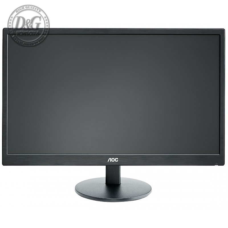 AOC Monitor LED E2270SWHN (21.5“, TN, 16:9, 1920x1080, 700:1, 200 cd/m2, 5ms, VGA, HDMI, Tilt, Vesa) Black, 3y