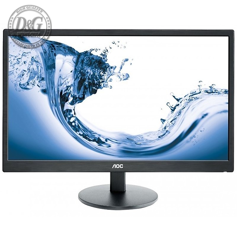 Monitor LED AOC Value-Line E2770SH (27'', TN, 16:9, 1920x1080, 1ms, 20M:1,  170/160, 300 cd/m2, VGA, DVI, HDMI, Speakers, VESA) Black