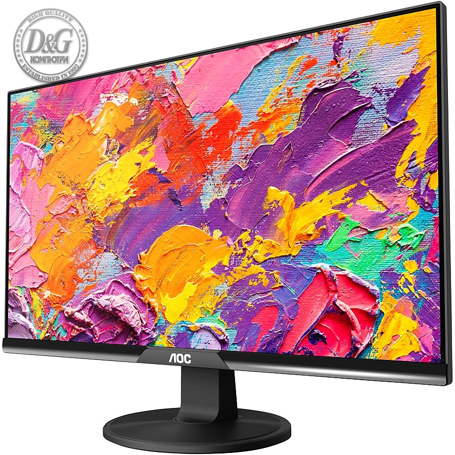 AOC Monitor LED P270SH (27“, TN, 16:9, 1920x1080, 5ms, 1000:1, 20M:1, 178/178, 250 cd/m2, Borderless, HDCP, HDMI, Tilt, Pivot) 3y