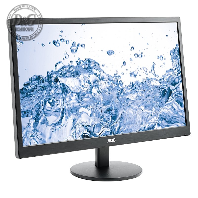 Monitor LED AOC Value-line P2370SD 23", 1920x1080, 16:9, PLS, 1000:1, 178/178, 7ms, 250 cd/m2, VESA, VGA, DVI, Black