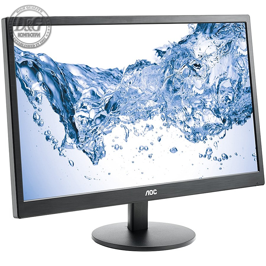 AOC Monitor LED M2470SWH (23.6'', 16:9, 1920x1080, MVA, 250 cd/m2, 50M:1, 5 ms, 178/178°, VGA, 2x HDMI, Speakers, Tilt: -5 to +25°) Black, 3y