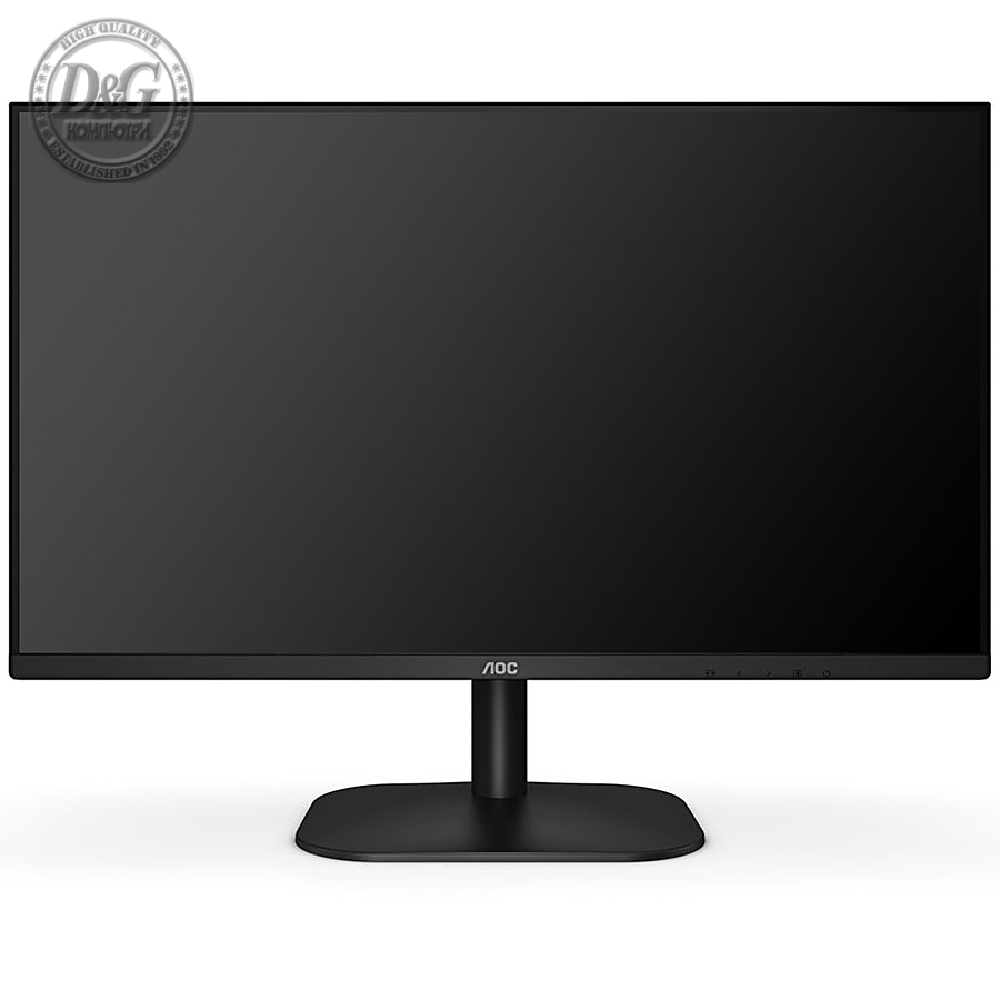 Monitor 23.8'' AOC 24B2XH Black IPS, 16:9, 1920x1080, 7ms, 250 cd/m2, 1000:1, D-Sub, HDMI, vesa