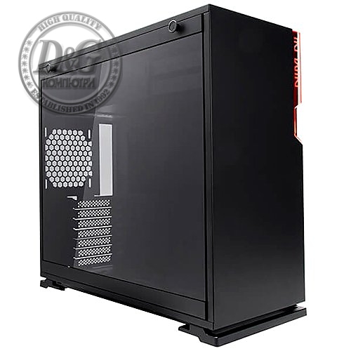 Chassis In Win 101 Mid Tower,ATX,Micro-ATX,Mini-ITX, Tempered Glass,Front Ports 2xUSB 3.0 HD Audio, Dimension 445x220x480mm,1x120mm Rear Fan/120 mm Radiator 2x120mm Side Fan/240mm Radiator,3x120mm Bottom Fan/360mm Radiator,black