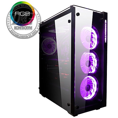 Chassis PROSPER RGB EN9726 TEMPERED DESIGN, E-ATX, ATX , Mini ITX, Micro ATX USB 3.0x4, HD Audio in/out jacks, Pre-install 120mmx4 (SC120 RGB fan), CPU Cooler up to 158mm, VGA up to 330mm, Liquid Cooling Compatible