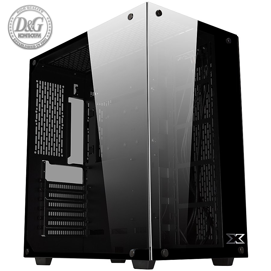 Chassis AQUARIUS EN41770 Two Panel Front and Lest Side Tempered Glass, ATX, Micro ATX, Mini ITX, CPU Cooler up to 135mm, VGA Cooler up to 360mm, Liquid Cooling Compatible