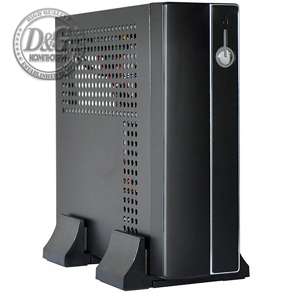 E-mini 3002 Black/Silver, 120W DC/DC + 12V/5A adapter, Mini-ITX chassis