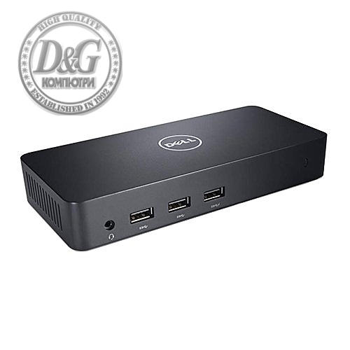 Dell USB 3.0 Ultra HD Triple Video Docking Station D3100 EUR