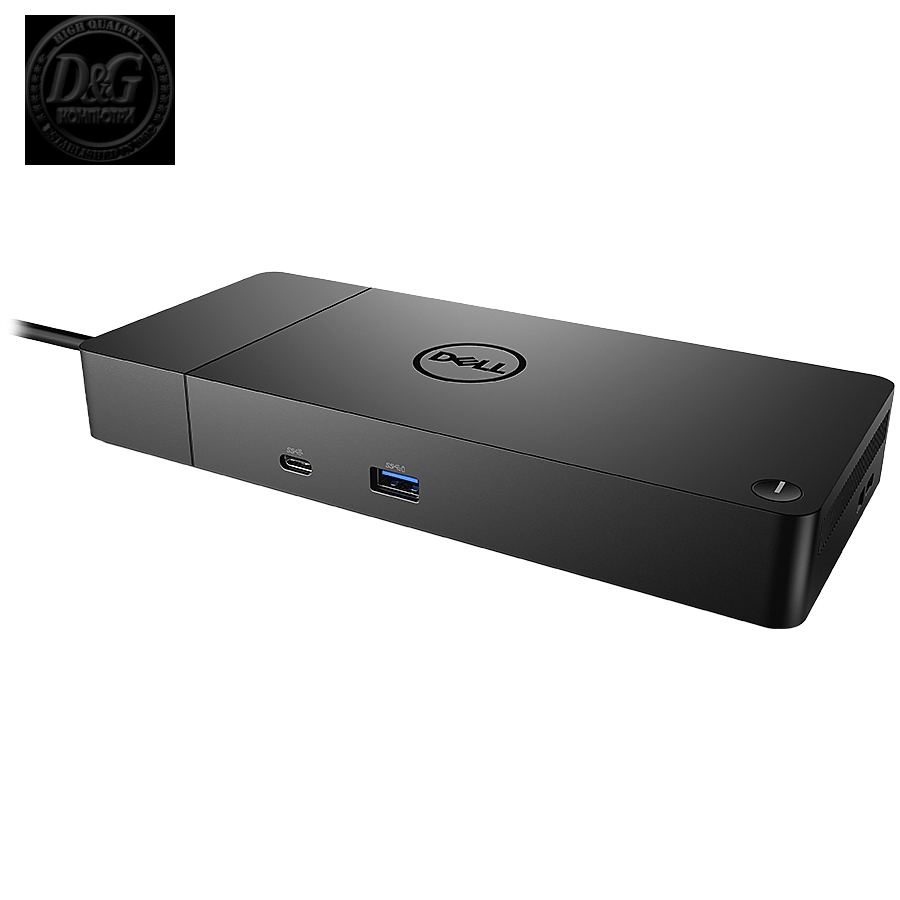 Dell Dock WD19S/USB-C 3.1 Gen 2/USB-A 3.1 Gen 1 with PowerShare/DisplayPort 1.4 (x2)/HDMI 2.0b/USB-C Multifunction DisplayPort/Dual USB-A 3.1 Gen 1/Gigabit Ethernet RJ45/180W/3Yr