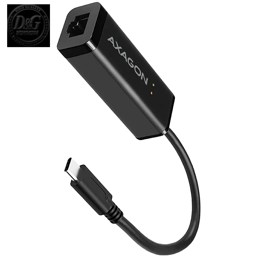 AXAGON ADE-SRC Type-C USB3.1 - Gigabit Ethernet 10/100/1000 Adapter