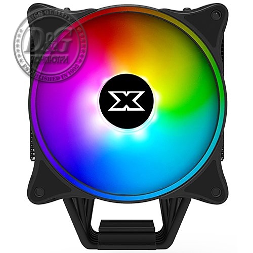 Xigmatek Windpower_WP1266 EN42388; Intel: LGA 2066/2011-v3/2011/1366/115x; AMD: AM4/AM3+/AM3/AM2+/AM2/FM2+/FM2/FM1; TDP 190W; 6 Heatpipes HDT; 120mm AT120 Rainbow PWM Fan