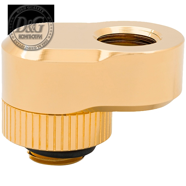 EK-Quantum Torque Rotary Offset 14 - Gold, adapter fitting