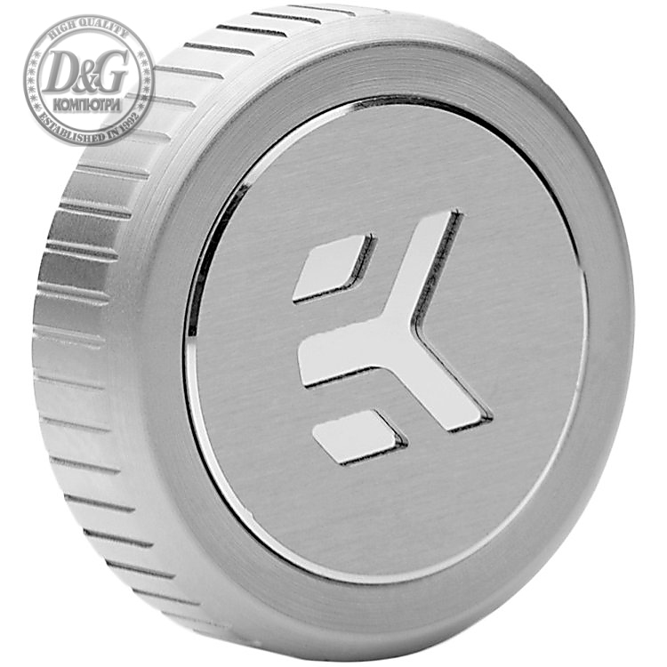 EK-Quantum Torque Plug w/Badge - Satin Titanium