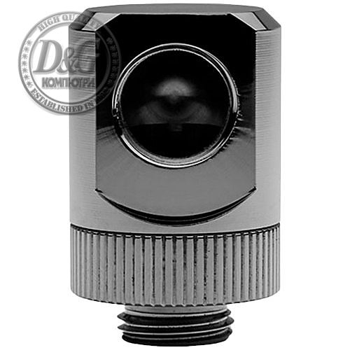 EK-Quantum Torque Rotary 90° - Black Nickel, adapter fitting