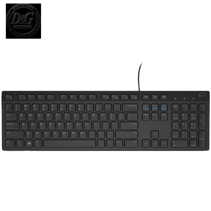 Dell Multimedia Keyboard-KB216 - Bulgarian (QWERTY) - Black