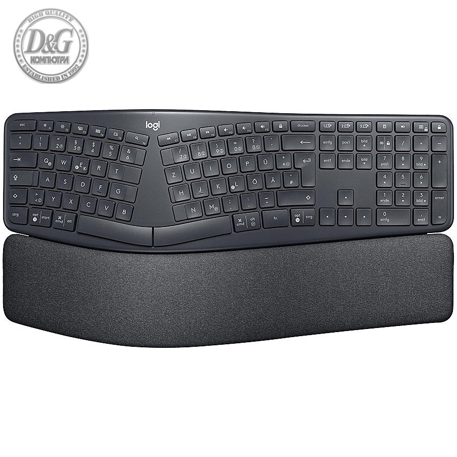 LOGITECH Wireless Keyboard ERGO K860, US International layout