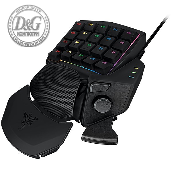 Razer Orbweaver Chroma - Elite RGB Mechanical GamingKeypad, Mechanical Switches with 50 g actuation force,30 fully programmable keys,Chroma backlighting with 16.8 million customizable color options,,Programmable 8-way directional thumb-pad