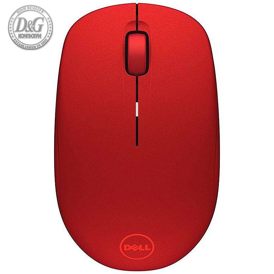 Dell Wireless Mouse-WM126 - Red