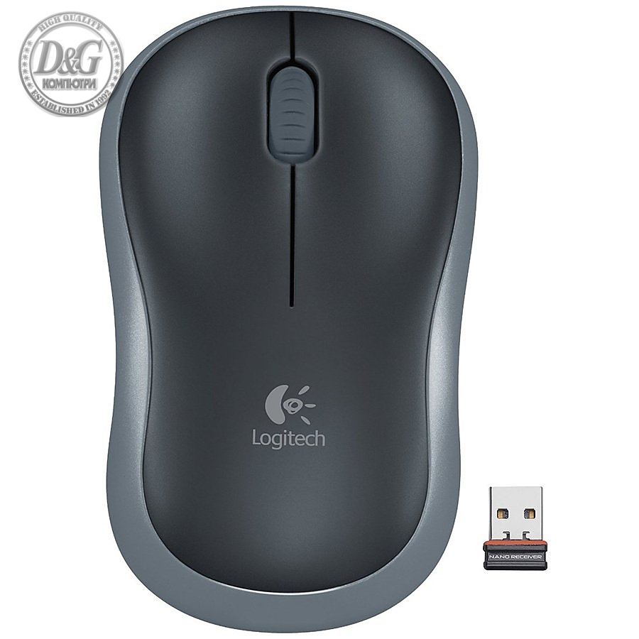 LOGITECH Wireless Mouse M185 - EER2 - SWIFT GREY