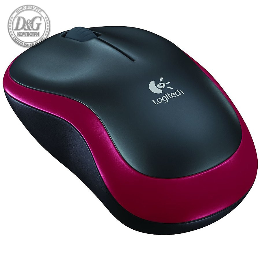 LOGITECH Wireless Mouse M185 - EER2 - RED