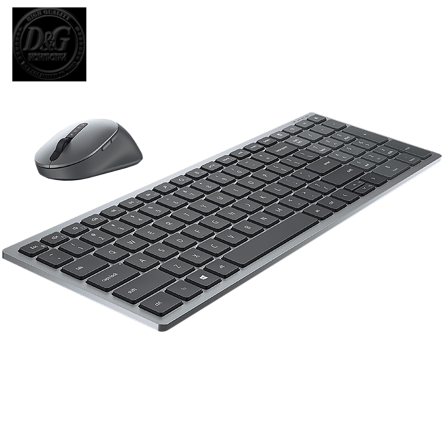 Dell Multi-Device Wireless Keyboard and Mouse - KM7120W - US International (QWERTY)