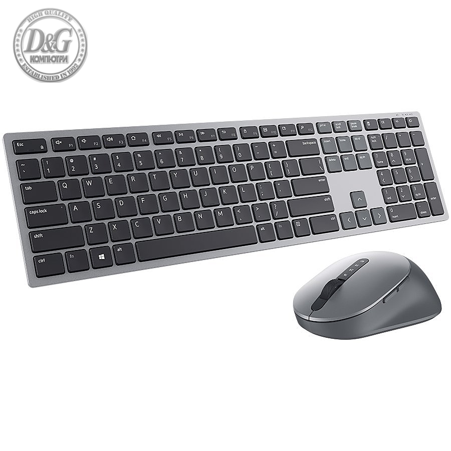 Dell Premier Multi-Device Wireless Keyboard and Mouse - KM7321W - US International (QWERTY)