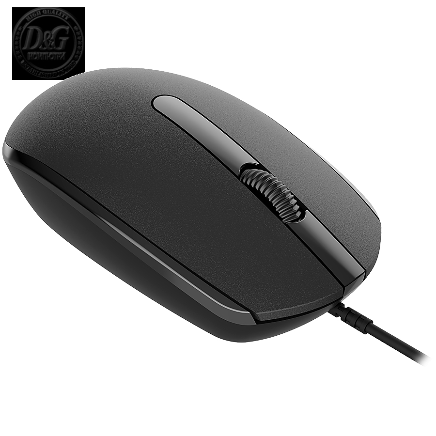 Canyon Wired  optical mouse with 3 buttons, DPI 1000, with 1.5M USB cable, black, 65*115*40mm, 0.1kg