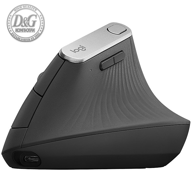 LOGITECH MX Vertical Advanced Ergonomic Bluetooth Wireless Mouse - GRAPHITE