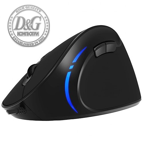 Input Devices - Mouse DELUX DLM-618SEU 320dpi ,6butt,USB, Black