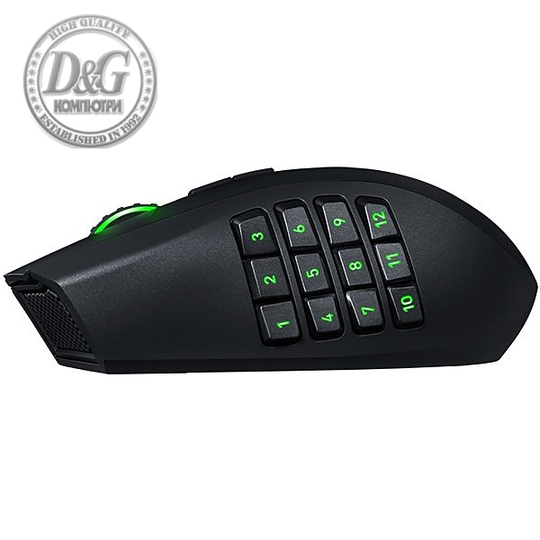 Mouse Naga Epic Chroma-EU,8200dpi 4G laser sensor,12-button mechanical thumb grid,19 MMO optimized programmable buttons,16.8 million customizable color options.