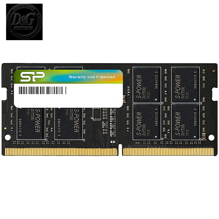 SILICON POWER 32GB SODIMM DDR4 3200MHz non-ECC 260Pin CL22