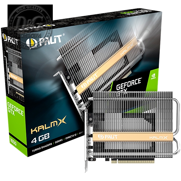 VC Palit nVidia GTX1650 KalmX 4GB GDDR5 , 128bit, 2xDsplayPort, HDMI, part# NE5165001BG1-1170H