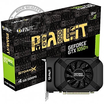 VC Palit nVidia GTX1050Ti StormX 4096MB 128BIT, Dual DVI+HDMI+DP part N #NE5105001841