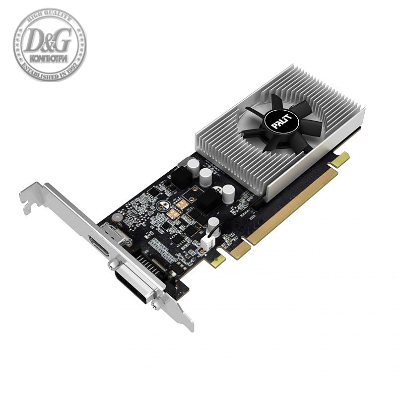 PALIT Video Card GeForce GT 1030 nVidia, 2GB DDR5, 64bit, DVI-D, HDMI, part# NE5103000646F