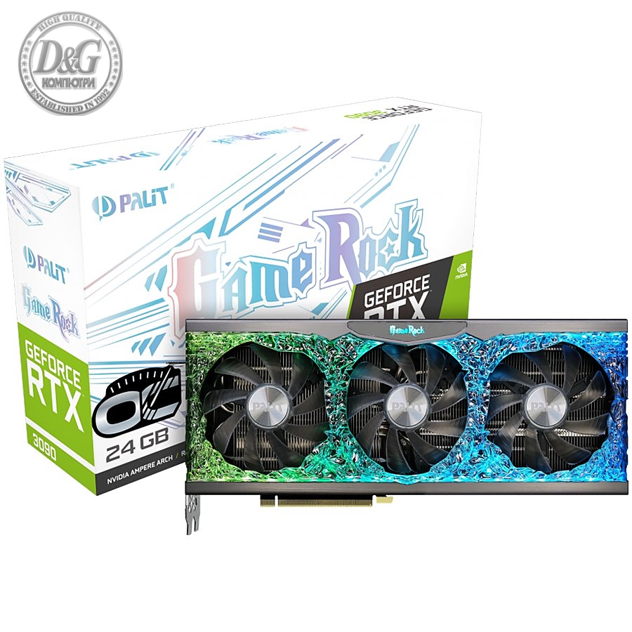 Palit GeForce RTX 3090 GameRock OC 24GB GDDR6X, NED3090H19SB-1021G