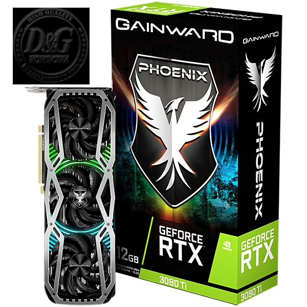 Gainward GeForce RTX 3080 Ti Phoenix, 12GB GDDR6X, 384 bit, PCI-Express Gen4 x16, 3x DP, 1x HDMI, NED308T019KB-132AX