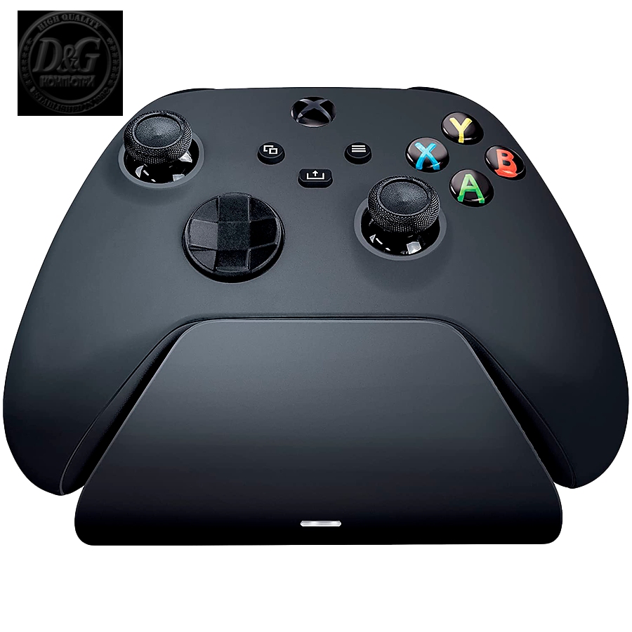 Razer Universal Quick Charging Stand for Xbox - Carbon Black, Universal Compatibility, Magnetic Contact System, One-Handed Navigation