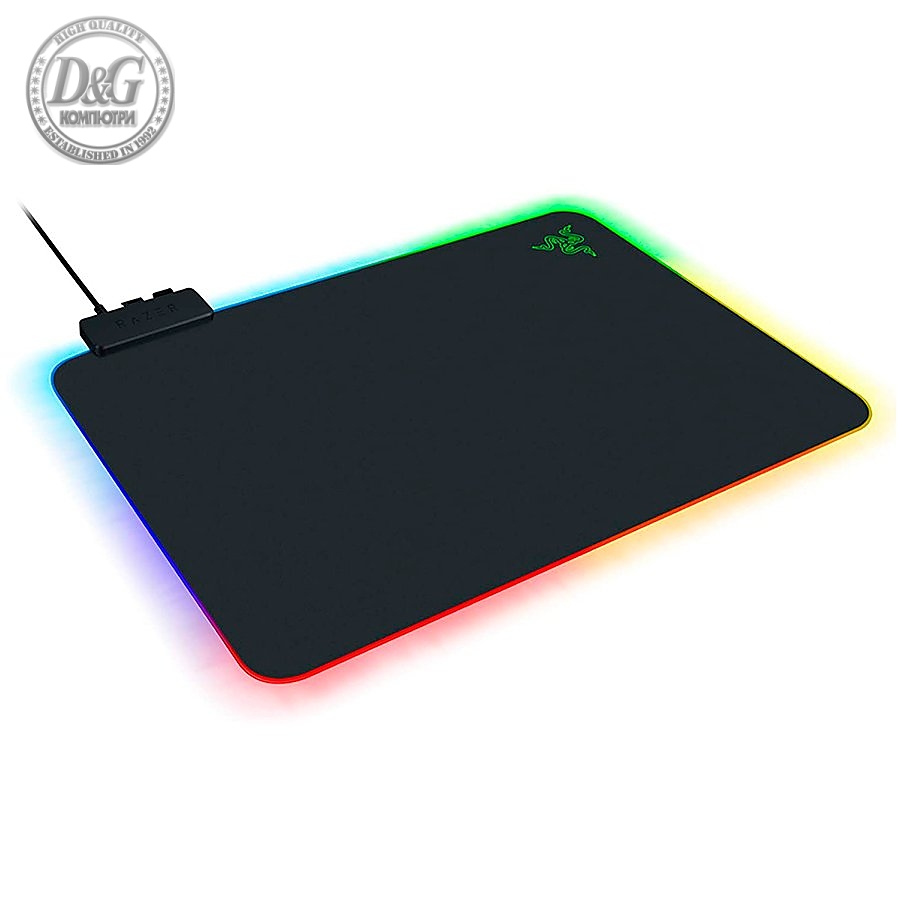 Razer Firefly V2, Razer Chroma customizable RGB lighting, Micro-textured surface, Built-in cable catch, All-round edge lighting, 19 lighting zones, Braided USB cable, Dimensions: 355mm x 255mm x 3mm