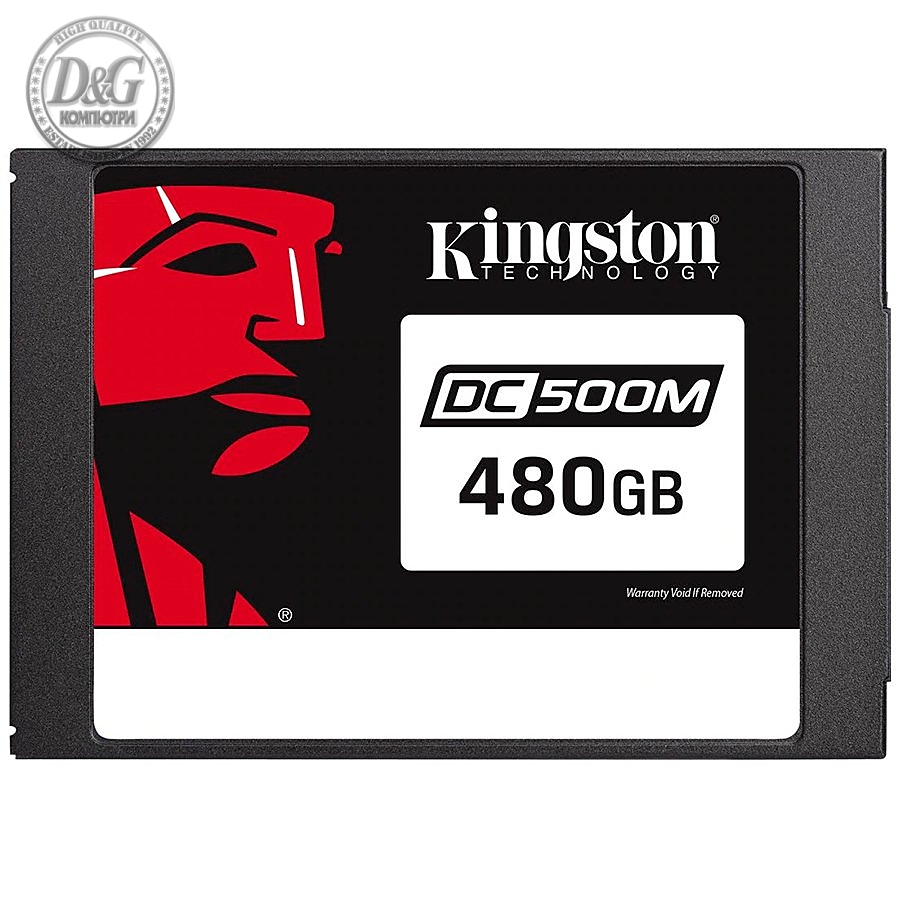 KINGSTON DC500M 480GB Enterprise SSD, 2.5” 7mm, SATA 6 Gb/s, Read/Write: 555 / 520 MB/s, Random Read/Write IOPS 98K/58K