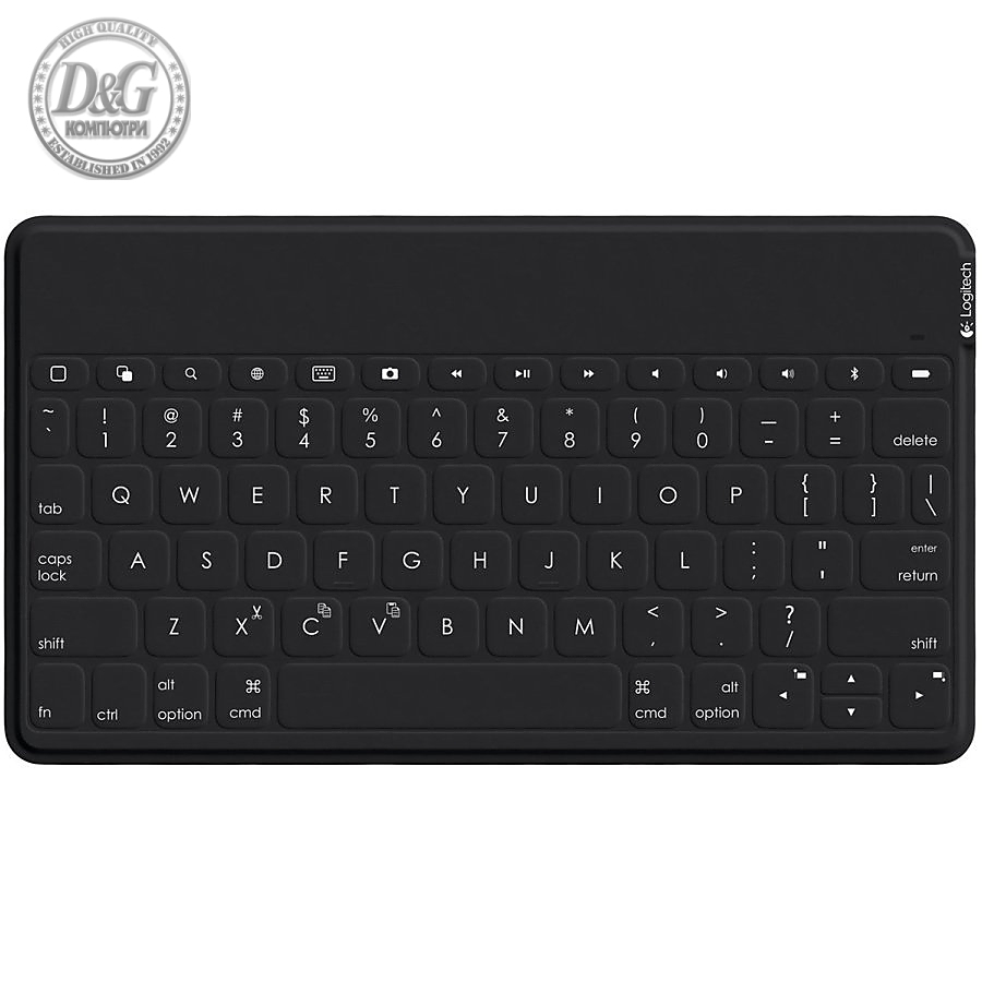 LOGITECH Bluetooth Keyboard Folio Keys-To-Go - UK - International - BLACK