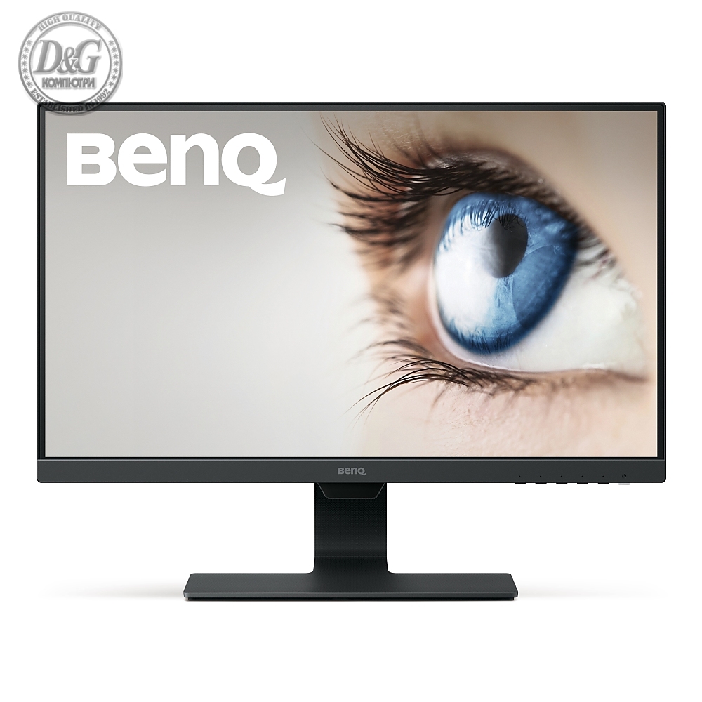 BenQ GW2480, 23.8" IPS, 5ms, 1920x1080 FHD, Stylish Eye Care Monitor, Flicker-free, LBL, Brightness Intelligence (B.I.), 1000:1, 20M:1 DCR, 8 bit, 250cd/m2, VGA, HDMI, DP, Speakers, Headphone jack, Line In, Tilt, Vesa, ES7.0, Ultra Slim Bezel, Black