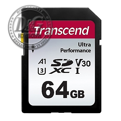 Transcend 64GB SD Card UHS-I U3 A1 Ultra Performance