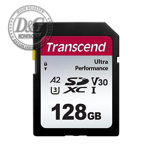 Transcend 128GB SD Card UHS-I U3 A2 Ultra Performance