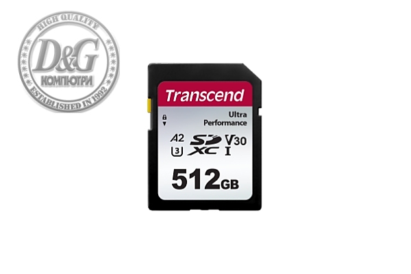 Transcend 512GB SD Card UHS-I U3 A2 Ultra Performance